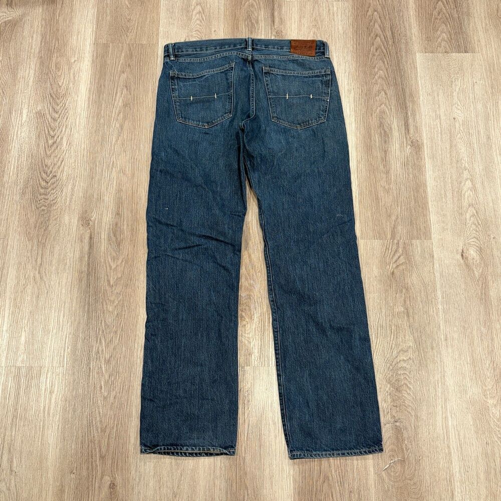 Polo Ralph Lauren Classic 867 Mens Straight Denim Blue Jeans 36x34 Designer